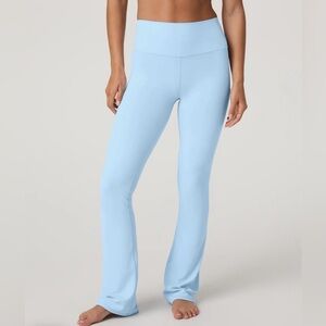 Vuori Sky Blue High-Rise Flare Pants